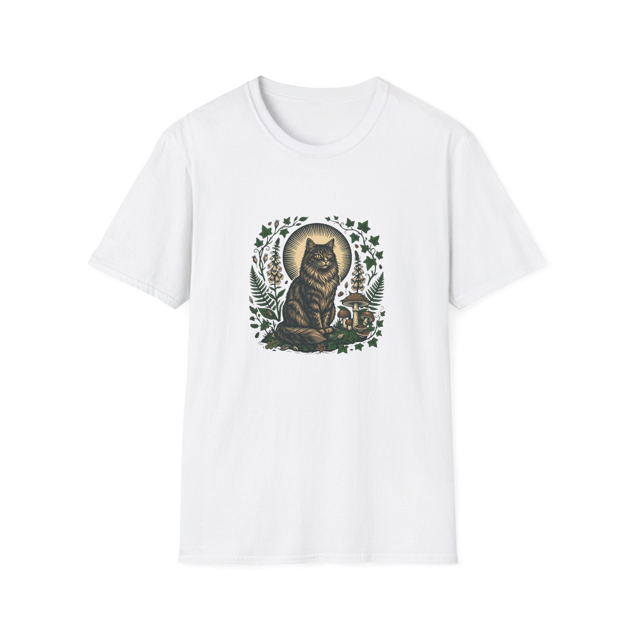 Maine Coon Woodcut T-shirt
