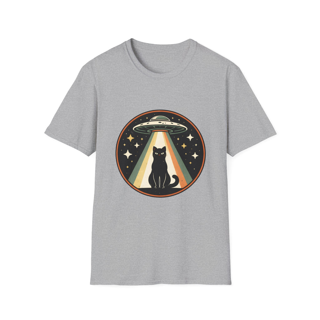 Cat In UFO Beam T-Shirt