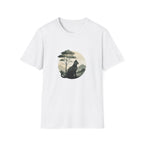 Cat Under Tree Inkwash T-shirt