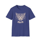Cat Sniffing Flower With Bee T-Shirt