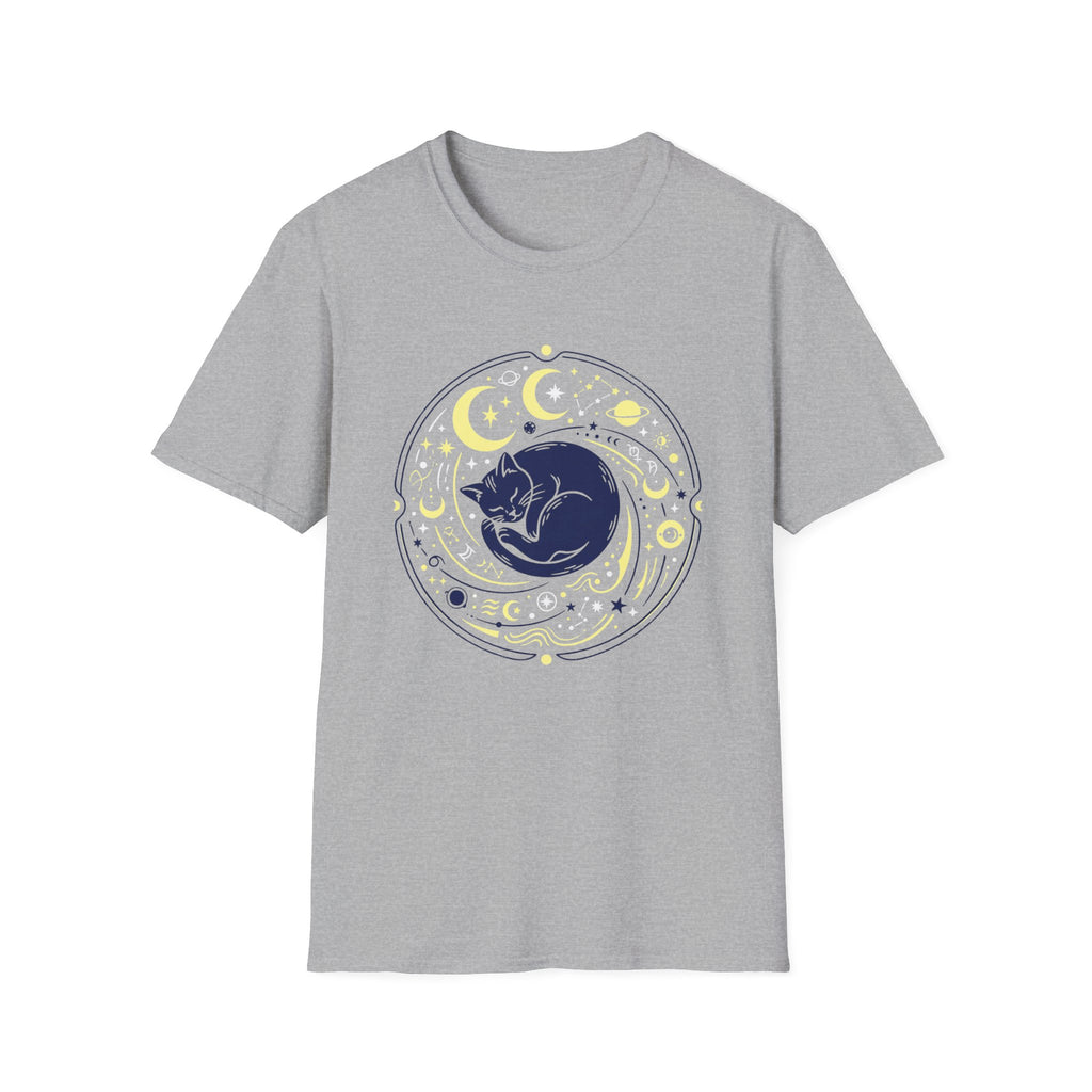 Cosmic Sleeping Cat T-shirt