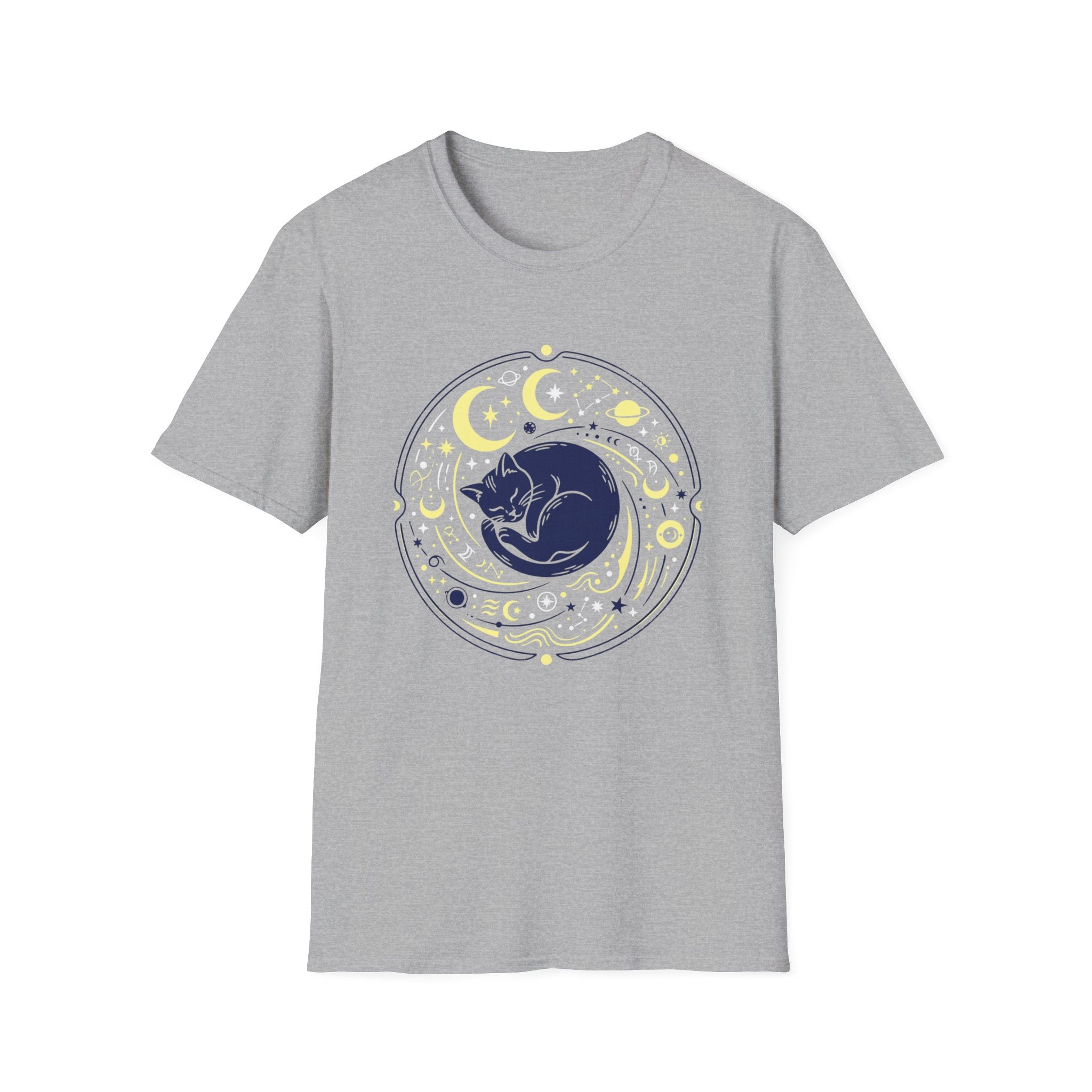 Cosmic Sleeping Cat T-shirt