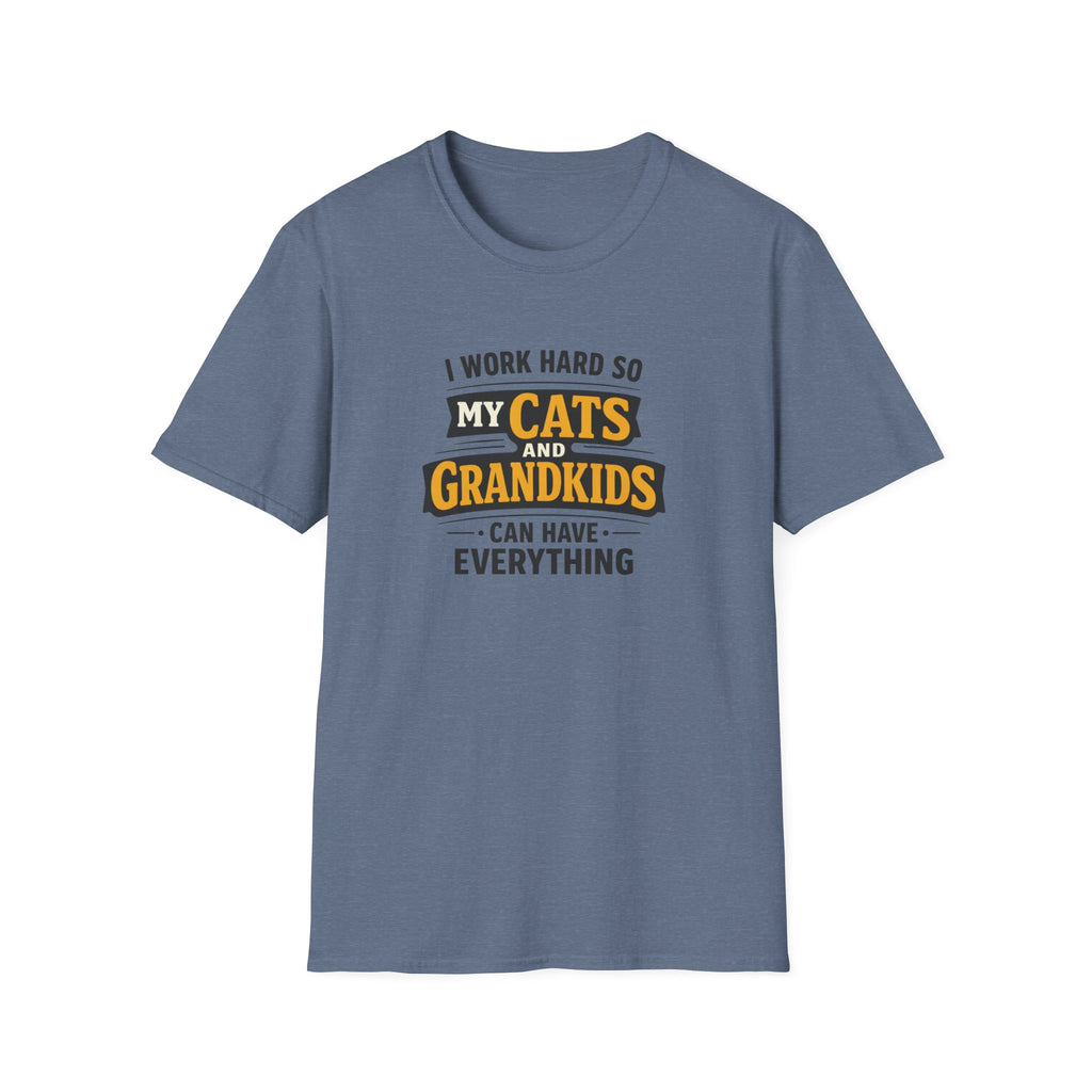 I Work Hard So My Cats and Grandkids Can Have Everything T-shirt