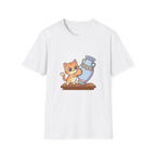Kawaii Cat With Vase T-shirt