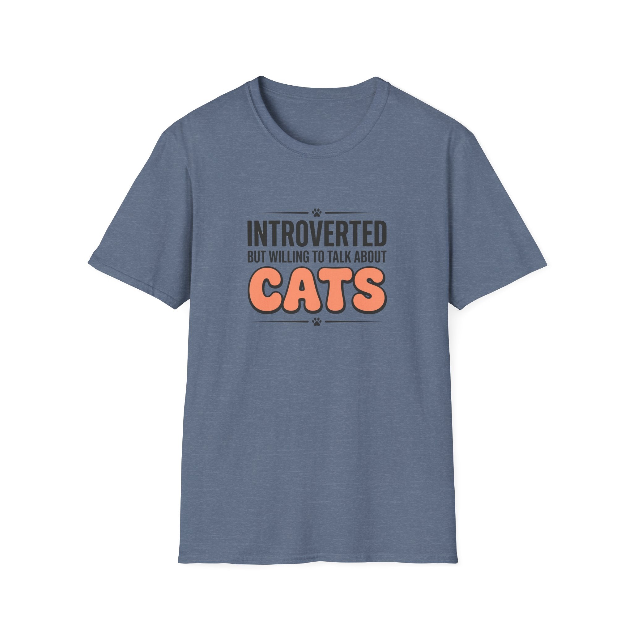 Introverted But Willing To Talk About Cats T-shirt