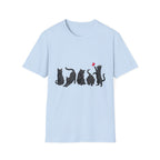 Five Moods Of Cats T-shirt