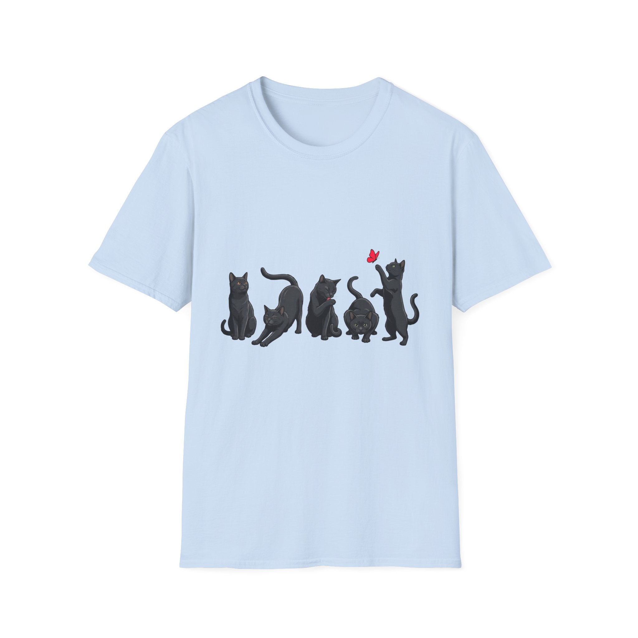 Five Moods Of Cats T-shirt