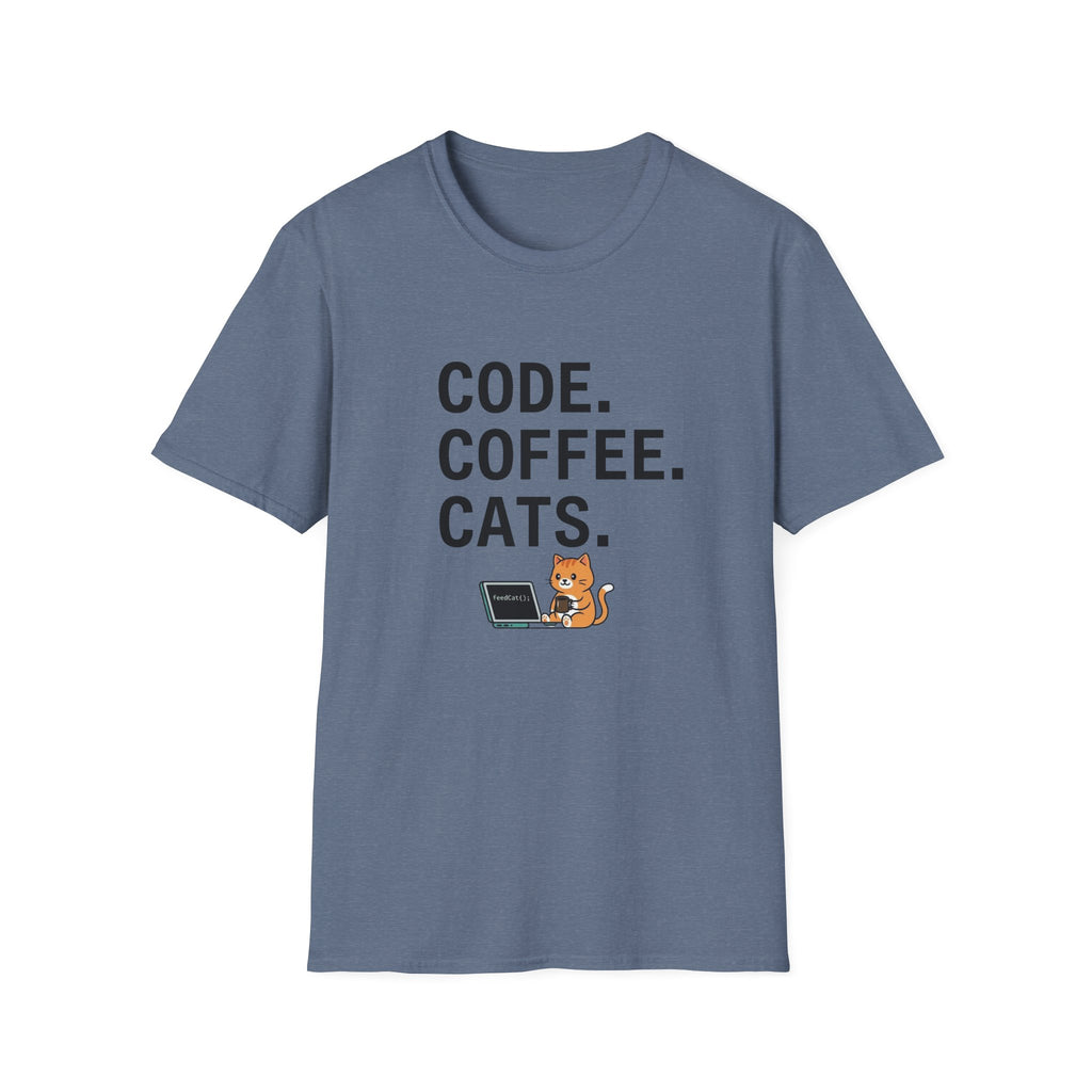 Code Coffee Cats T-shirt