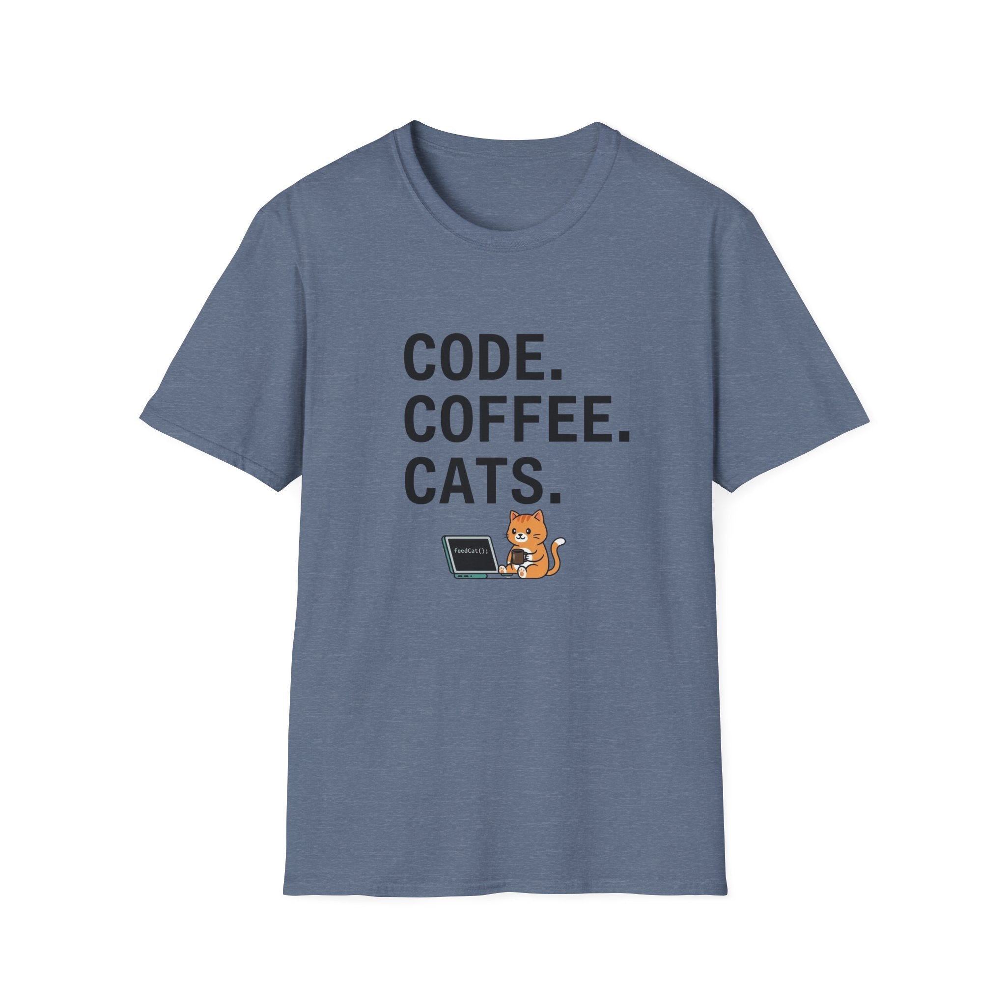 Code Coffee Cats T-shirt