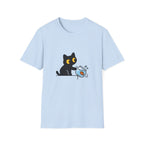 Cat Pushing Fishbowl T-shirt