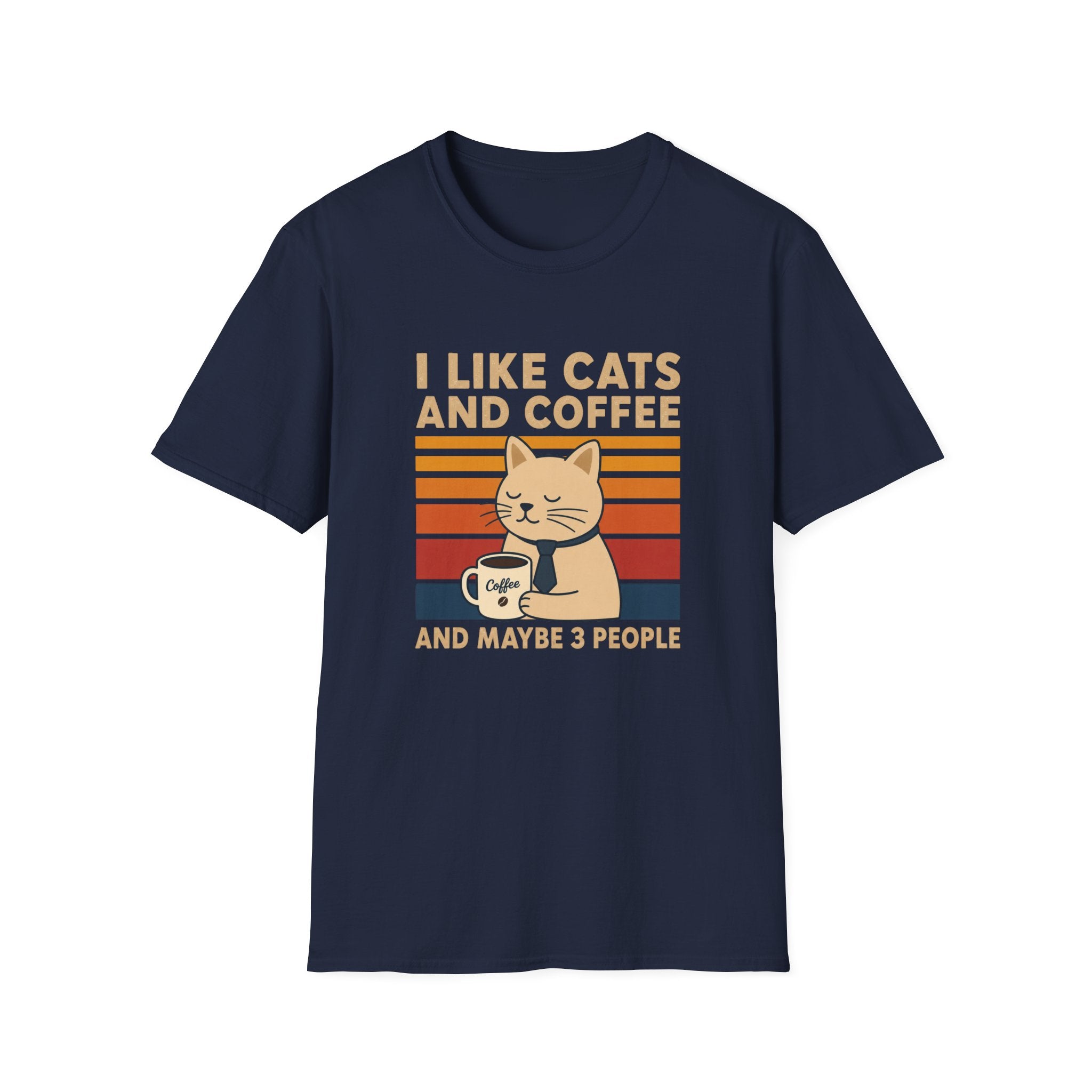 I Like Cats and Coffee T-shirt