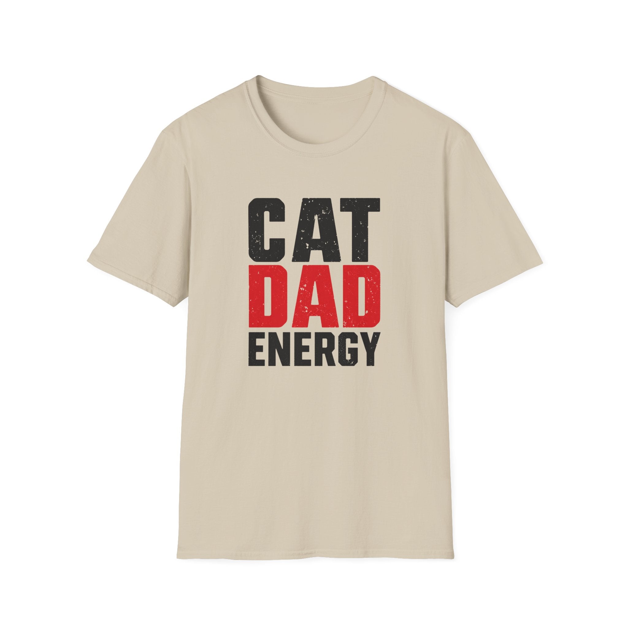 Cat Dad Energy T-shirt