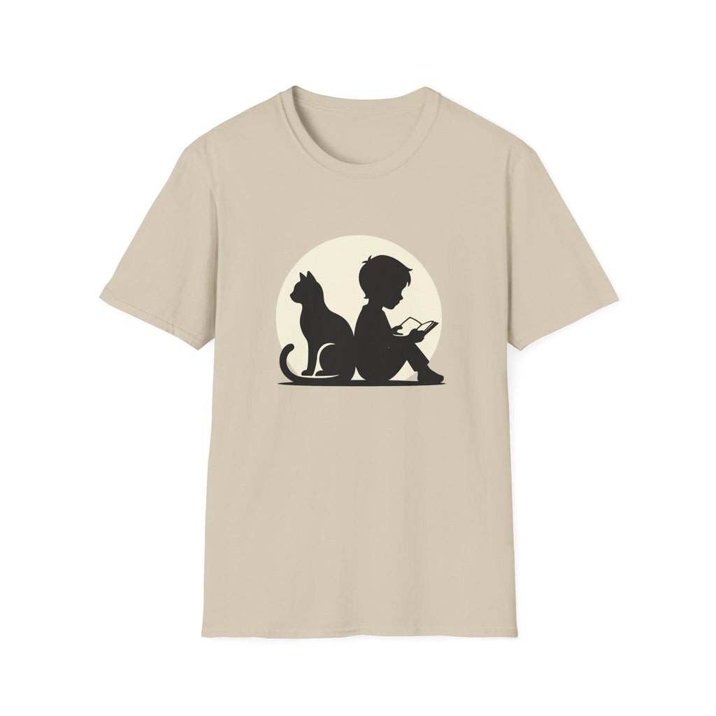 Cat And Boy T-shirt