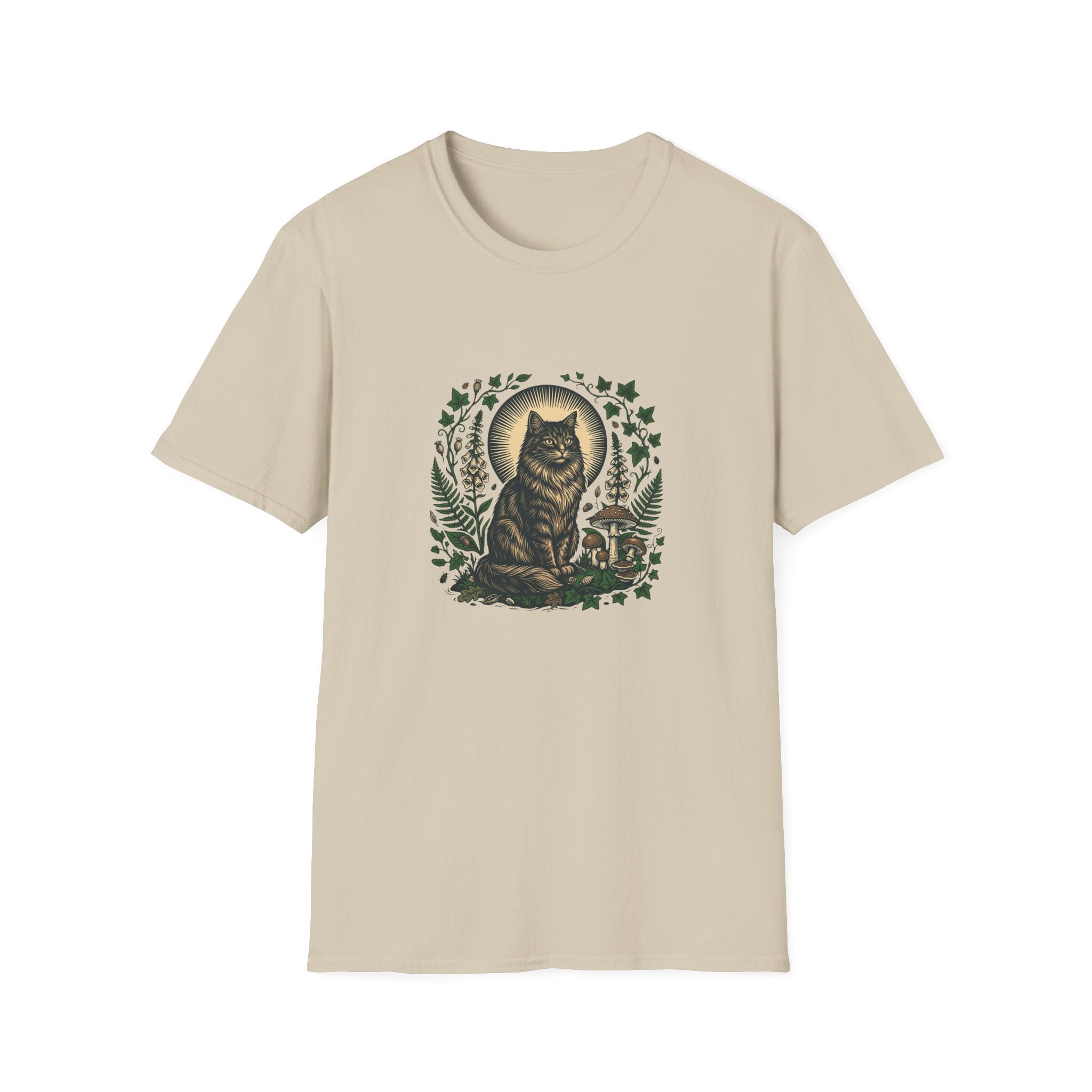 Maine Coon Woodcut T-shirt
