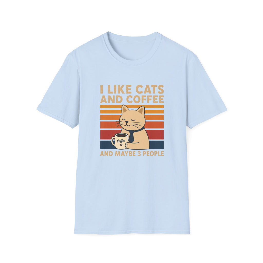 I Like Cats and Coffee T-shirt