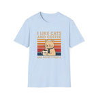 I Like Cats and Coffee T-shirt