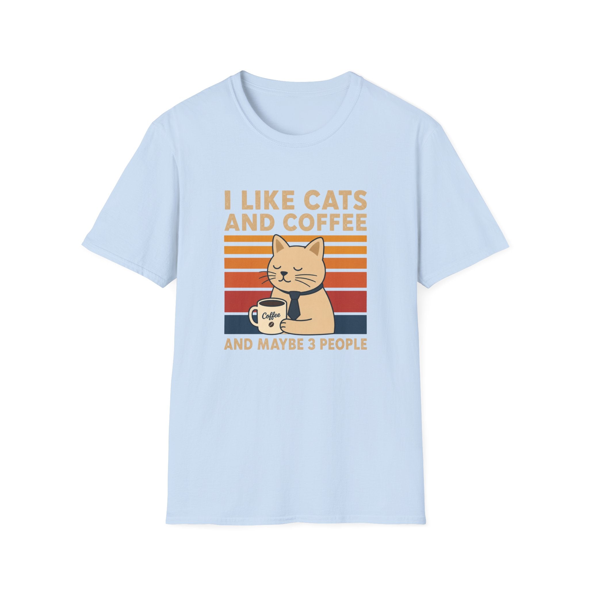 I Like Cats and Coffee T-shirt