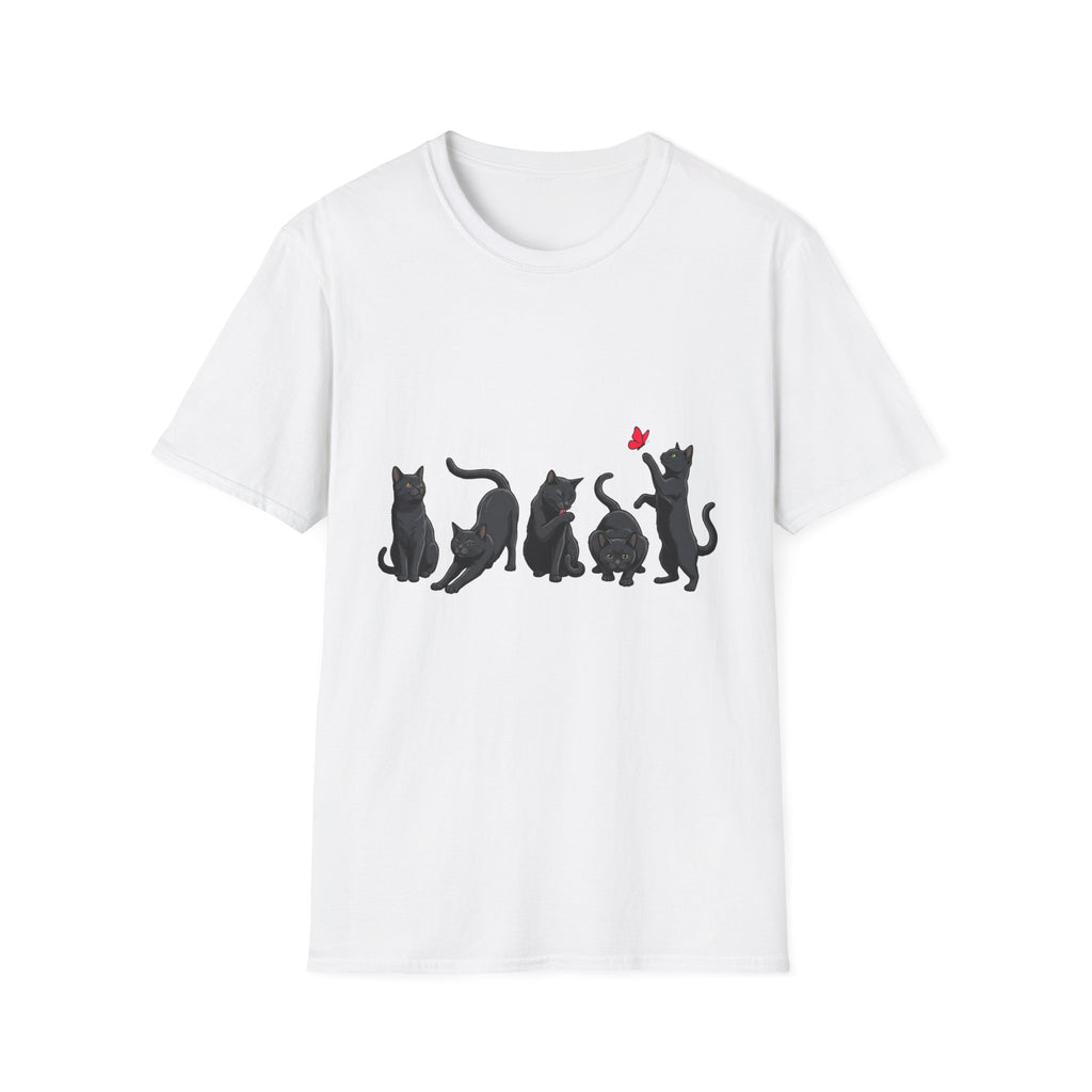 Five Moods Of Cats T-shirt