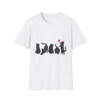 Five Moods Of Cats T-shirt