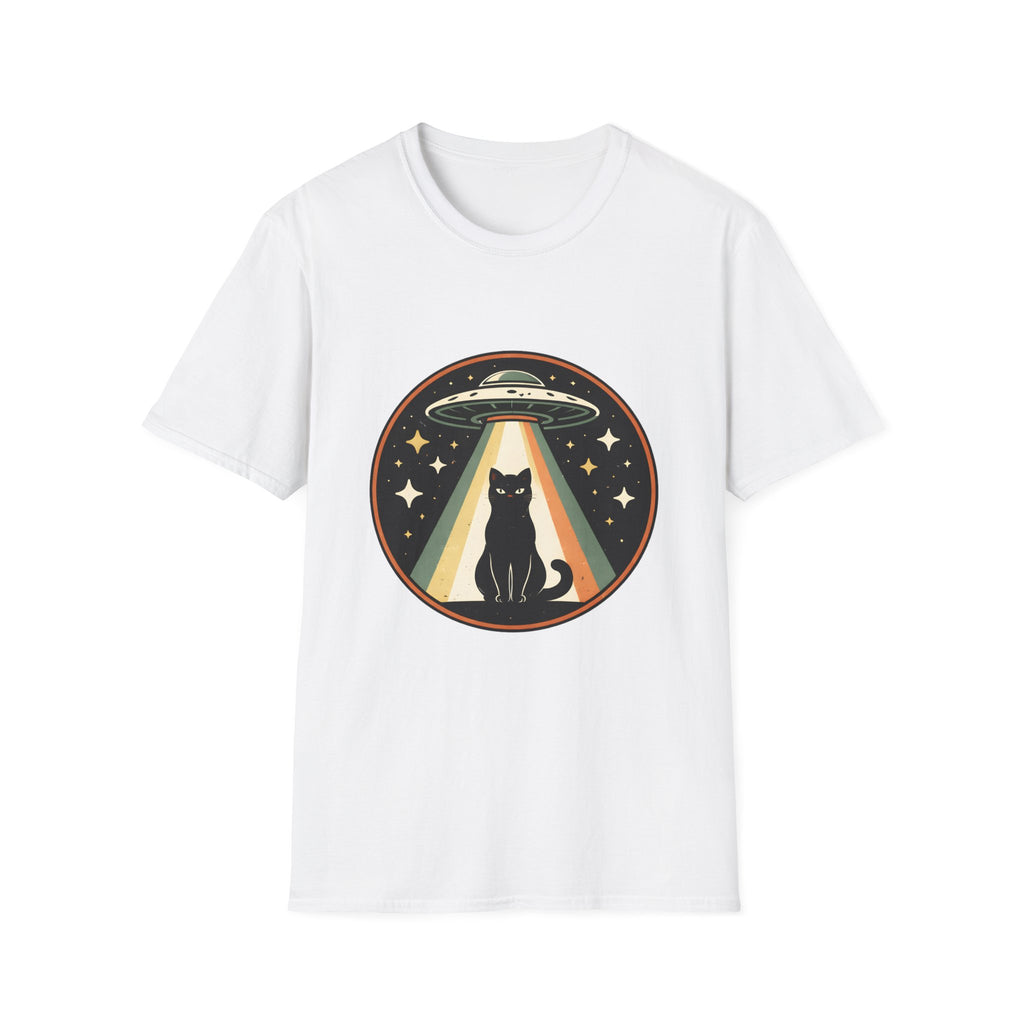 Cat In UFO Beam T-Shirt