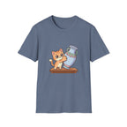 Kawaii Cat With Vase T-shirt