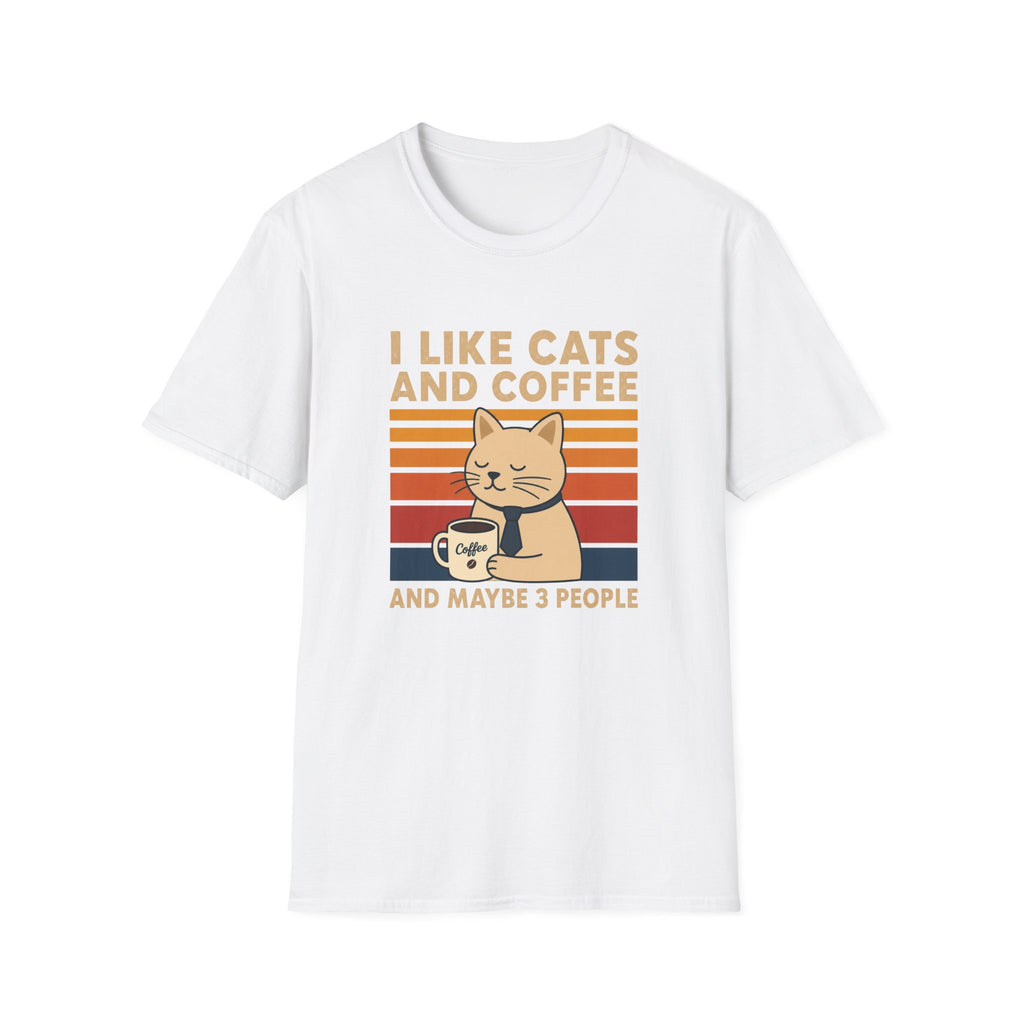 I Like Cats and Coffee T-shirt
