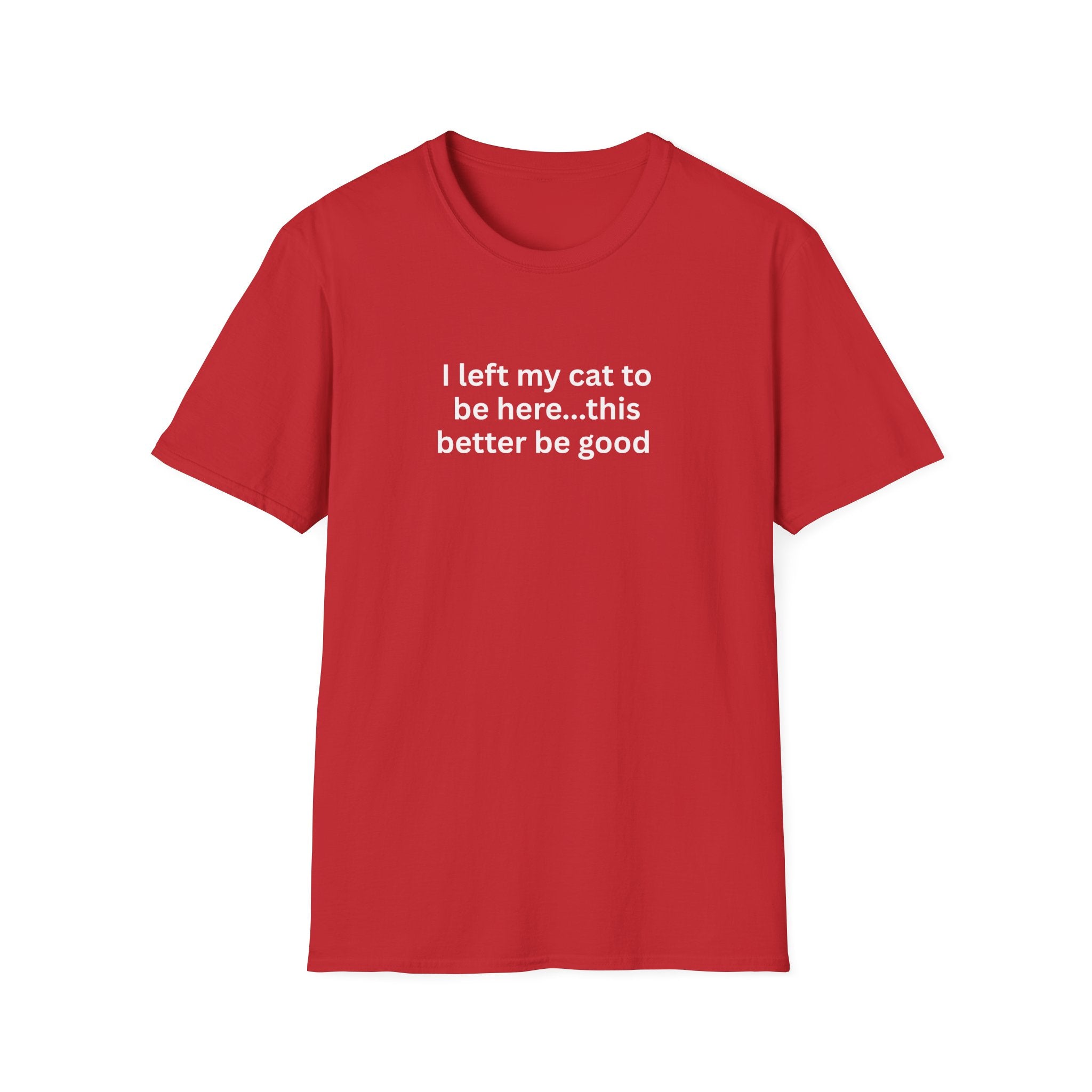 I Left My Cat To Be Here T-Shirt