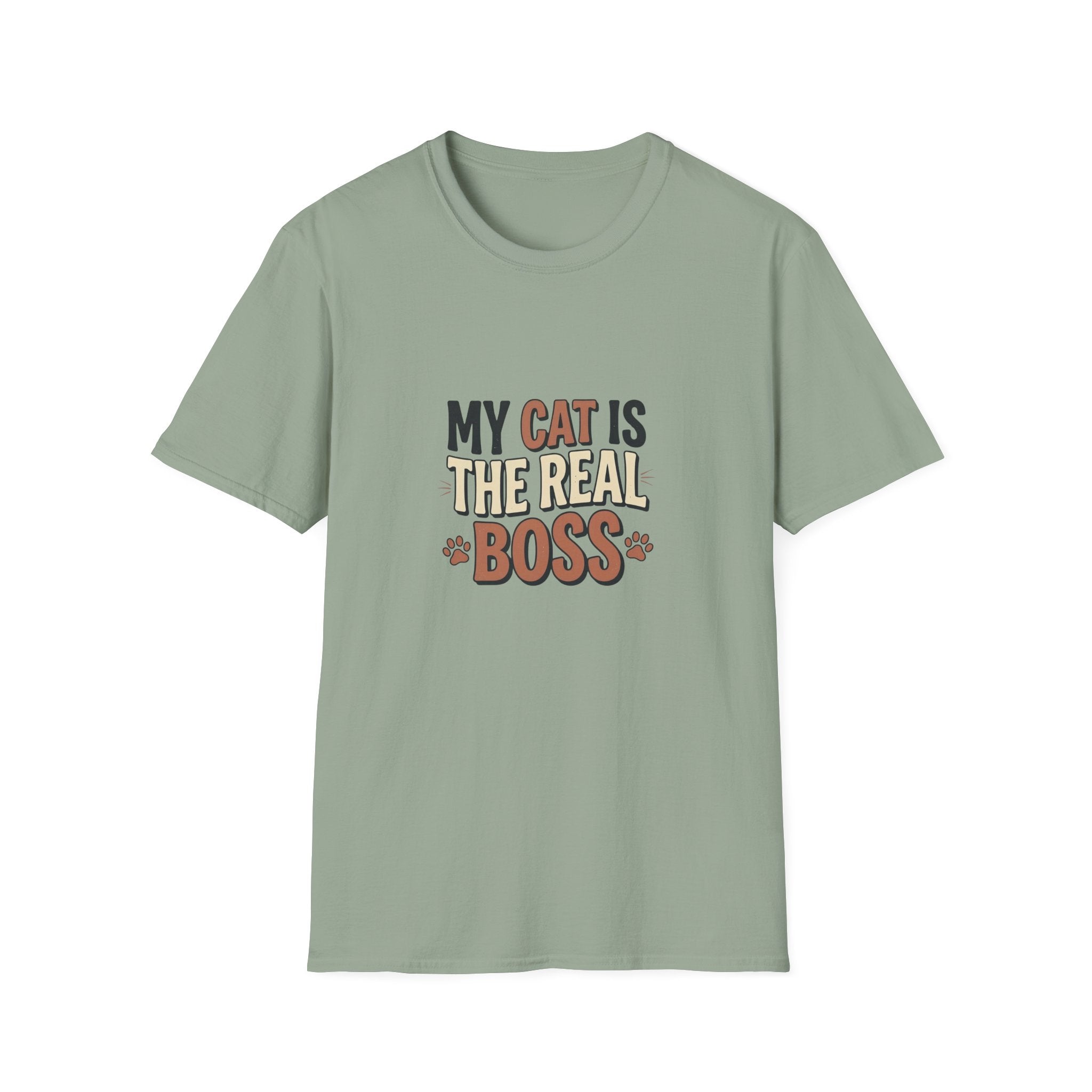 My Cat Is The Real Boss T-shirt