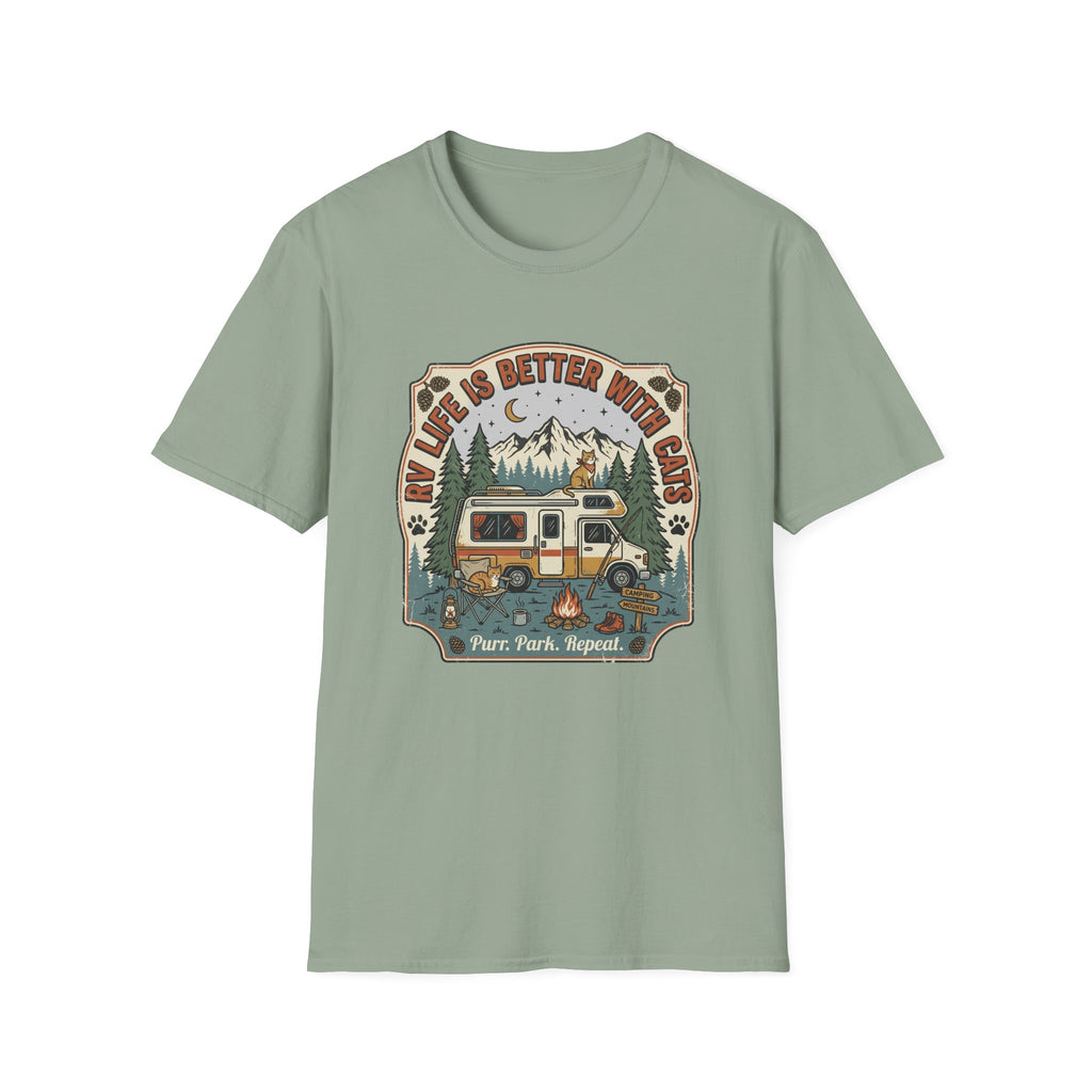 RV Life Is Better With Cats T-Shirt