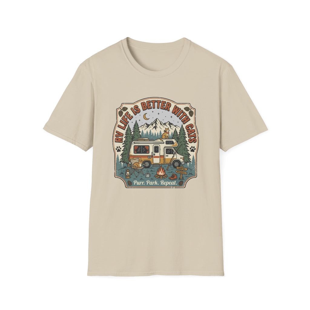 RV Life Is Better With Cats T-Shirt