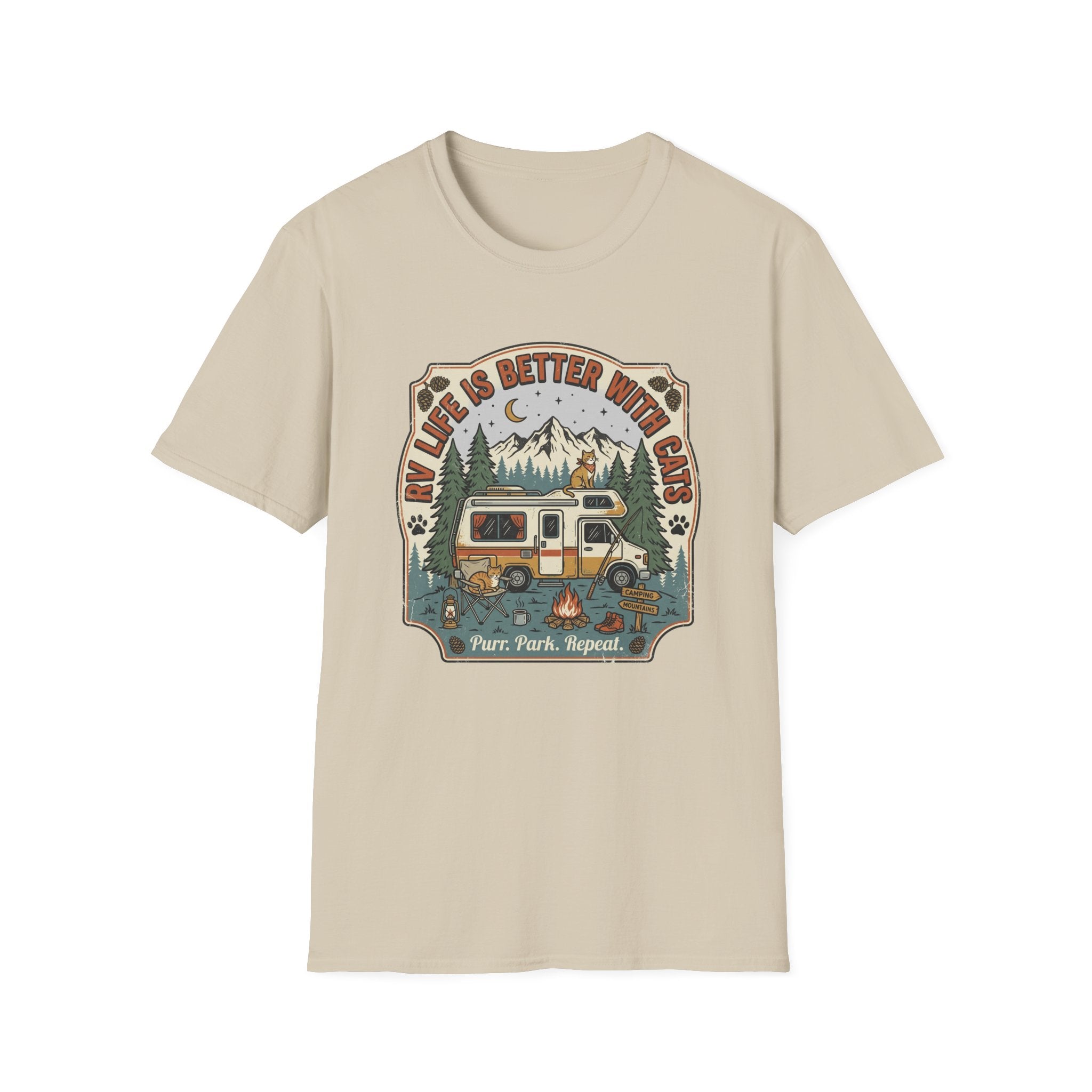 RV Life Is Better With Cats T-Shirt