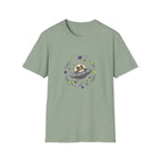 Cat Driving UFO T-shirt