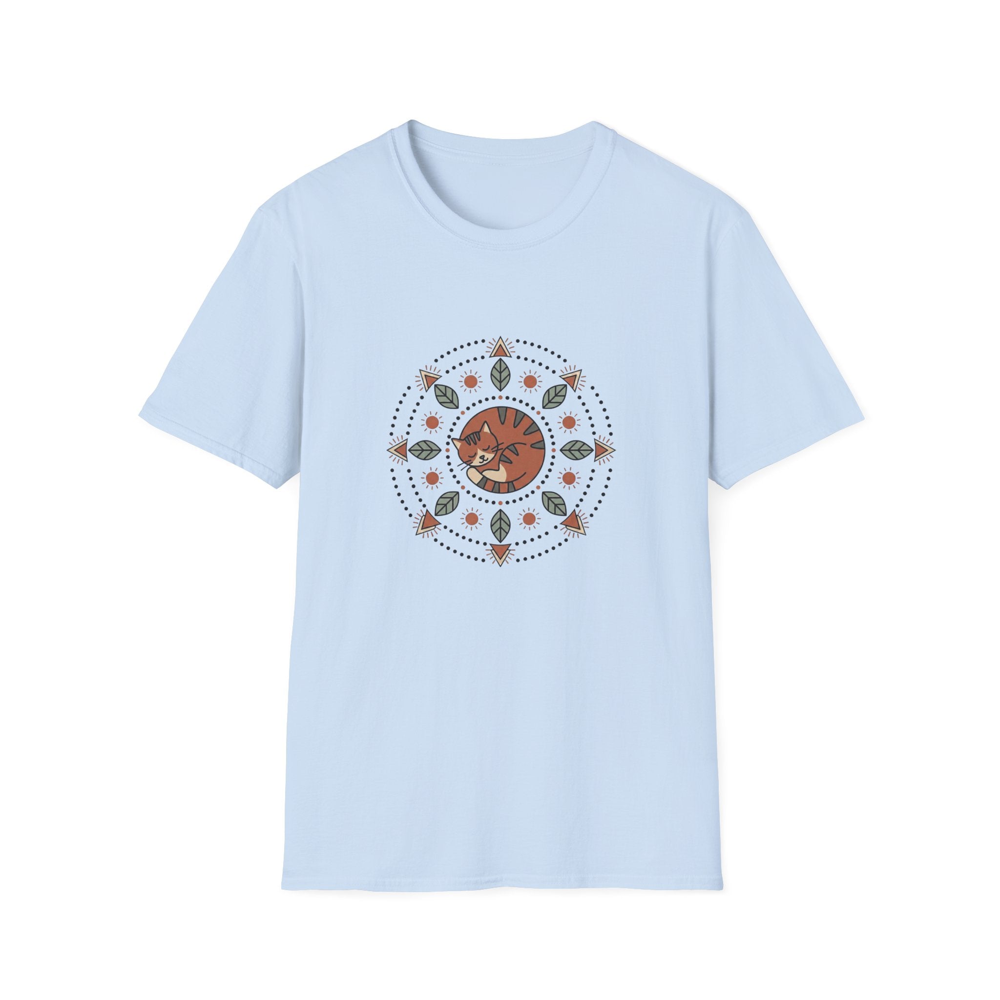 Sleepy Scandi Cat T-shirt