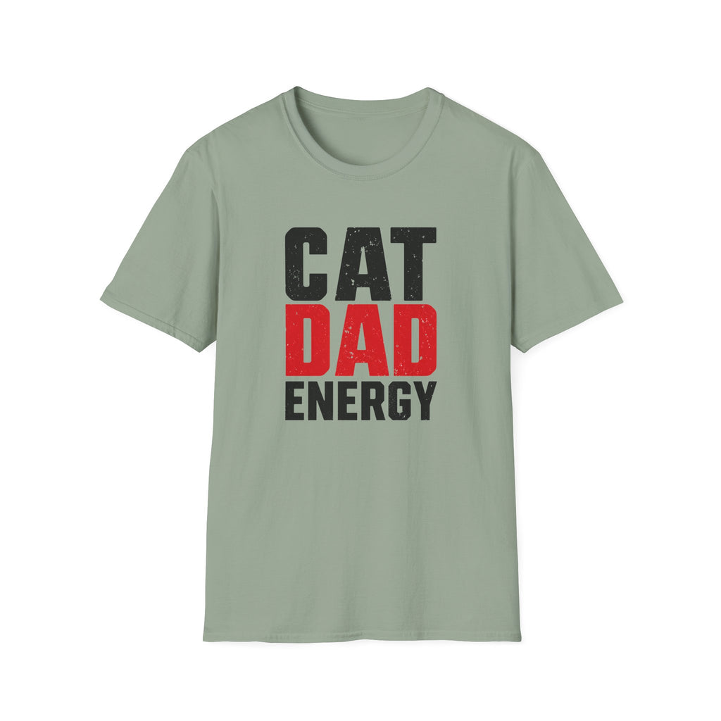 Cat Dad Energy T-shirt