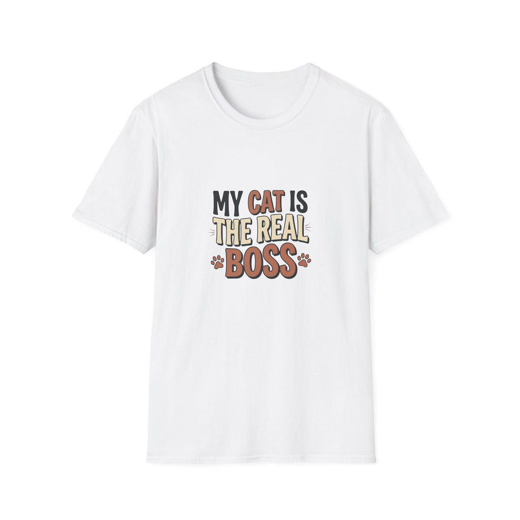 My Cat Is The Real Boss T-shirt