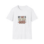 My Cat Is The Real Boss T-shirt