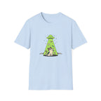 Cat in UFO Beam With Toys T-shirt