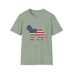 Stars And Stripes Cat T-shirt