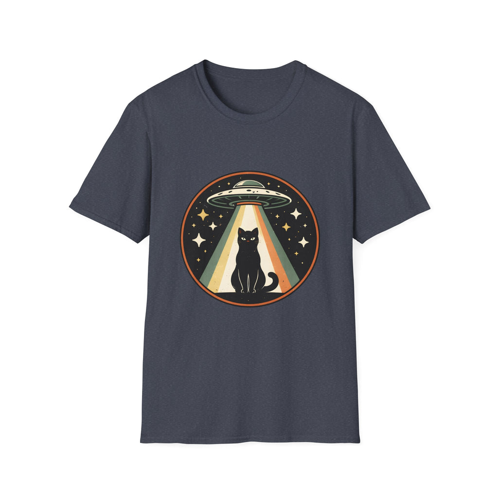 Cat In UFO Beam T-Shirt