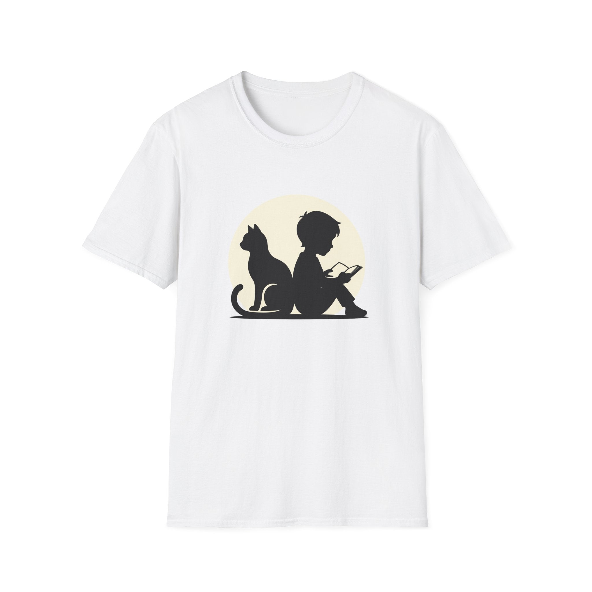 Cat And Boy T-shirt
