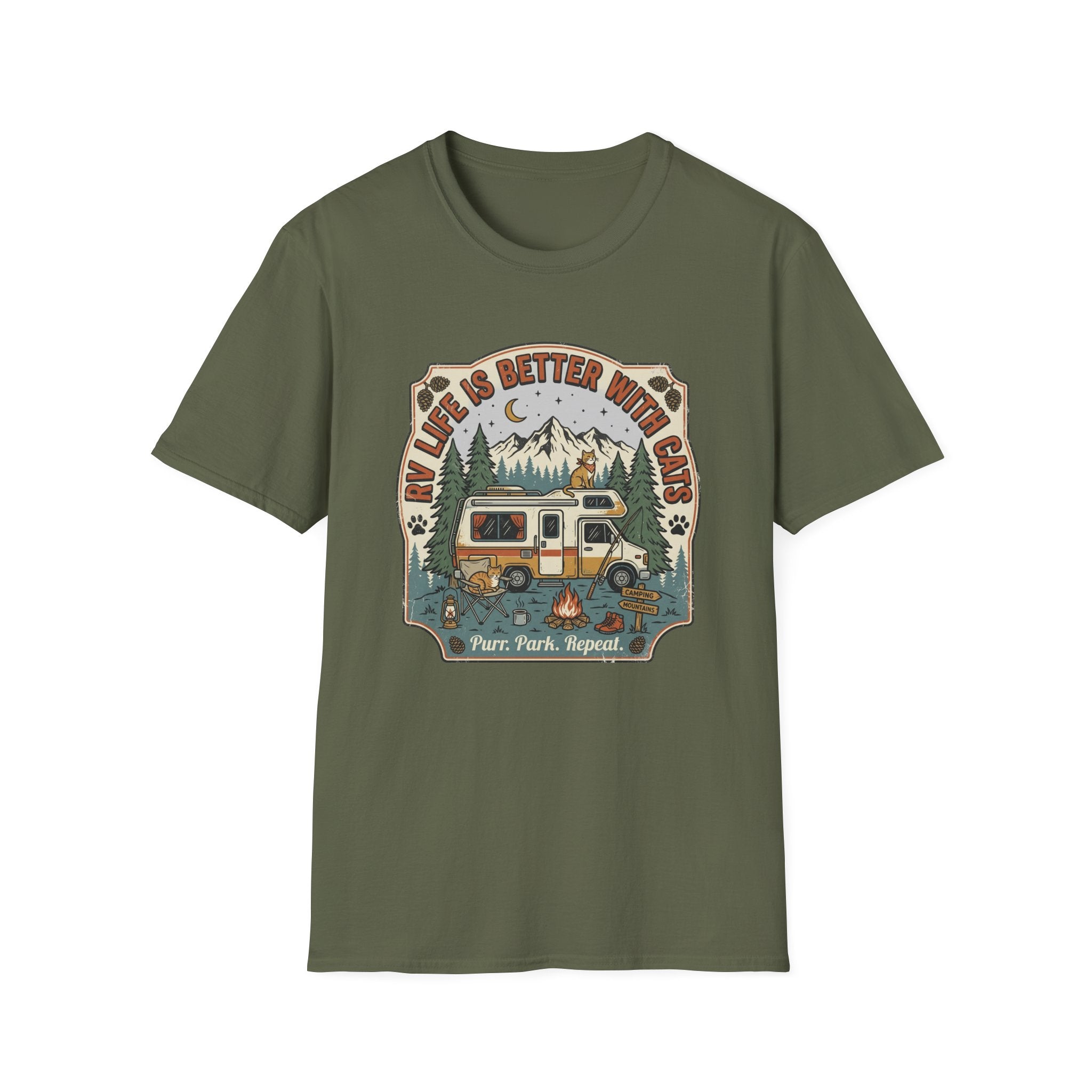 RV Life Is Better With Cats T-Shirt
