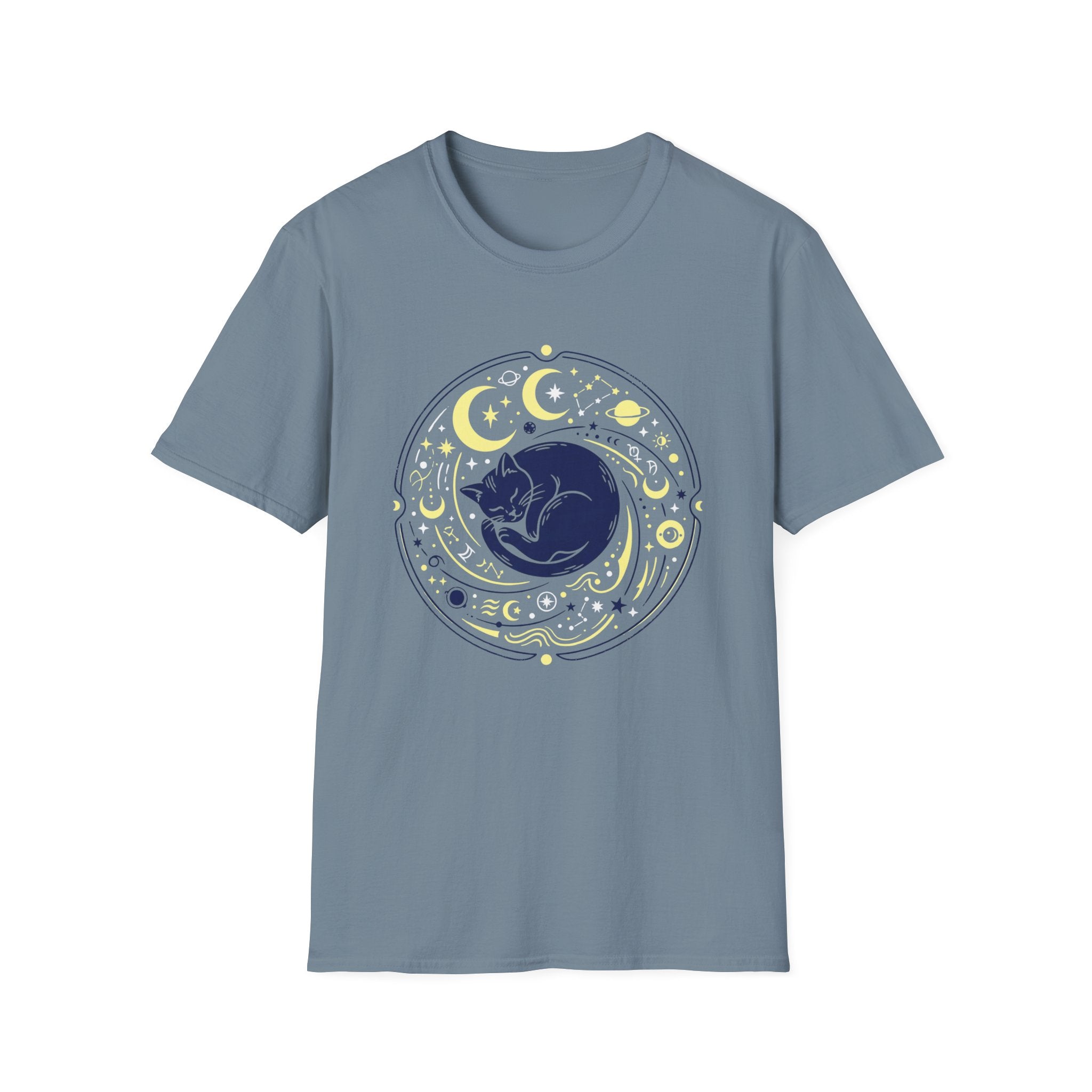 Cosmic Sleeping Cat T-shirt
