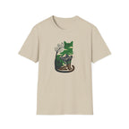 Cat Silhouette With Mountains T-shirt