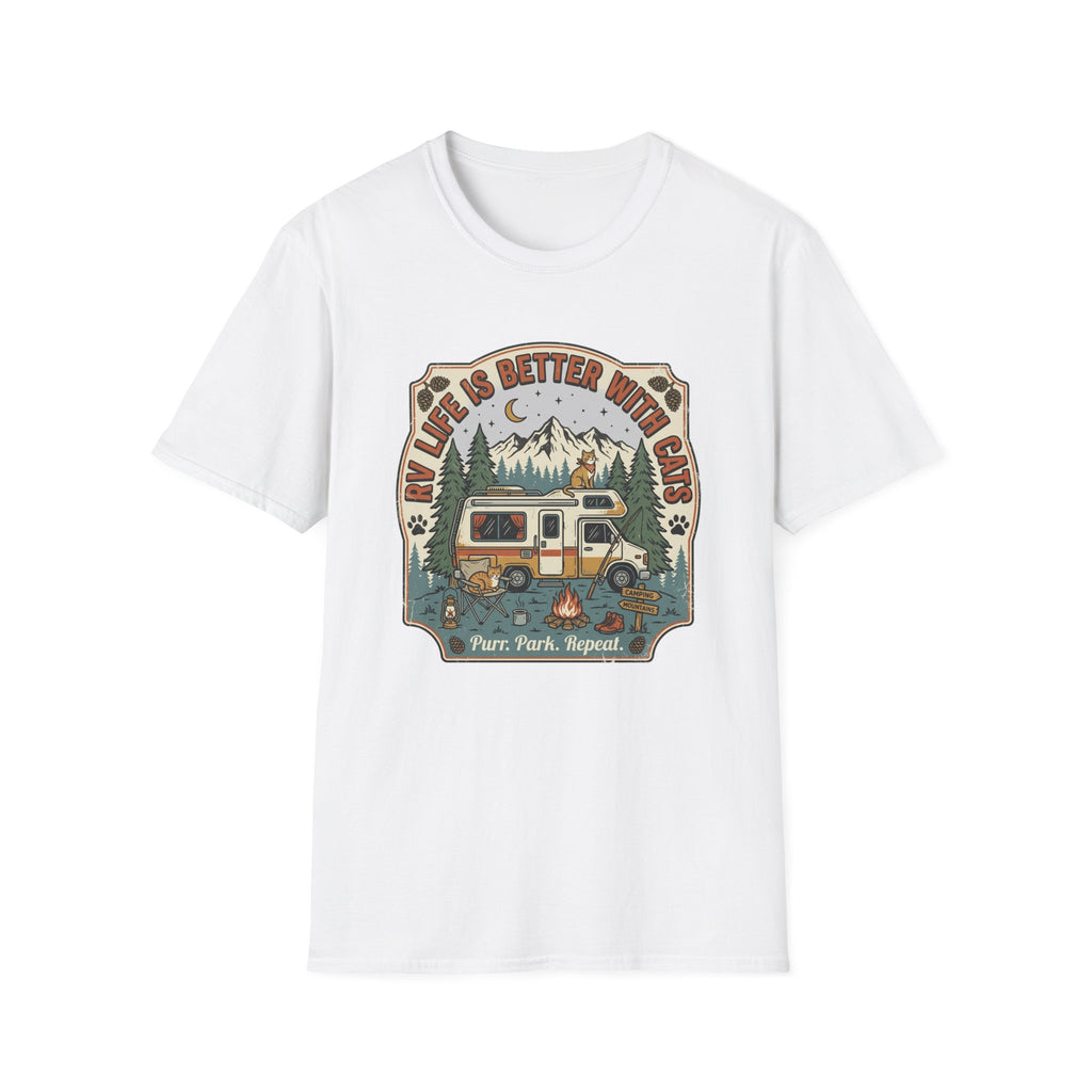 RV Life Is Better With Cats T-Shirt