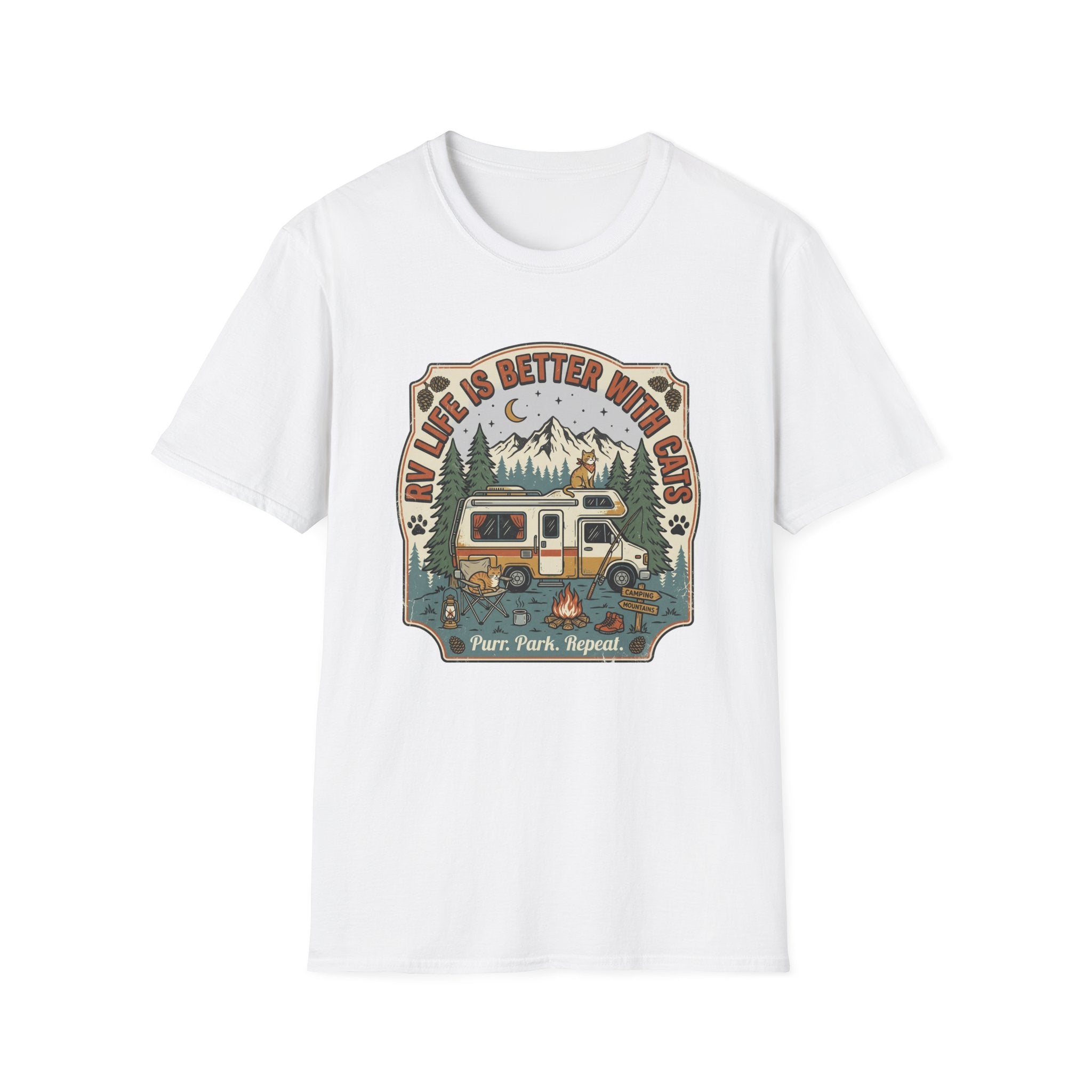 RV Life Is Better With Cats T-Shirt