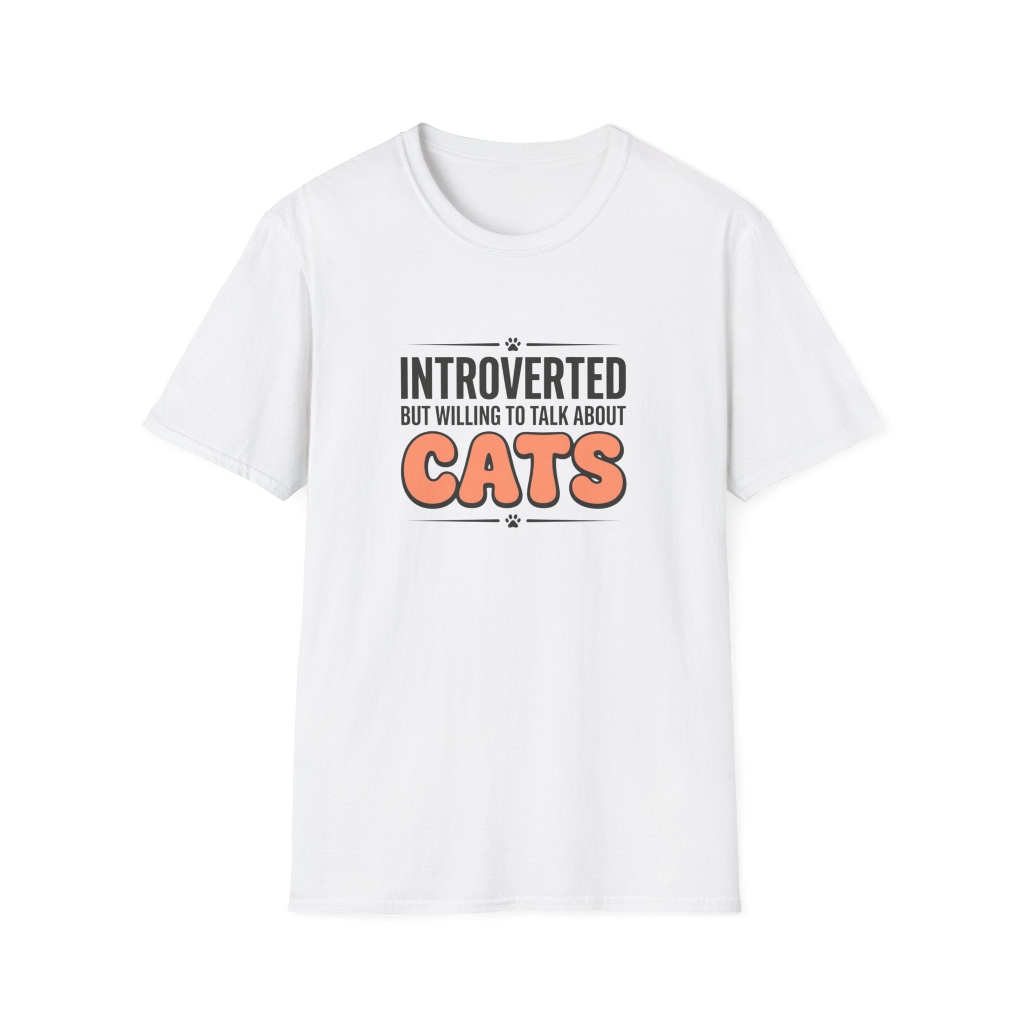 Introverted But Willing To Talk About Cats T-shirt