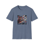 Graffiti Cat Knocking Over Glass T-shirt