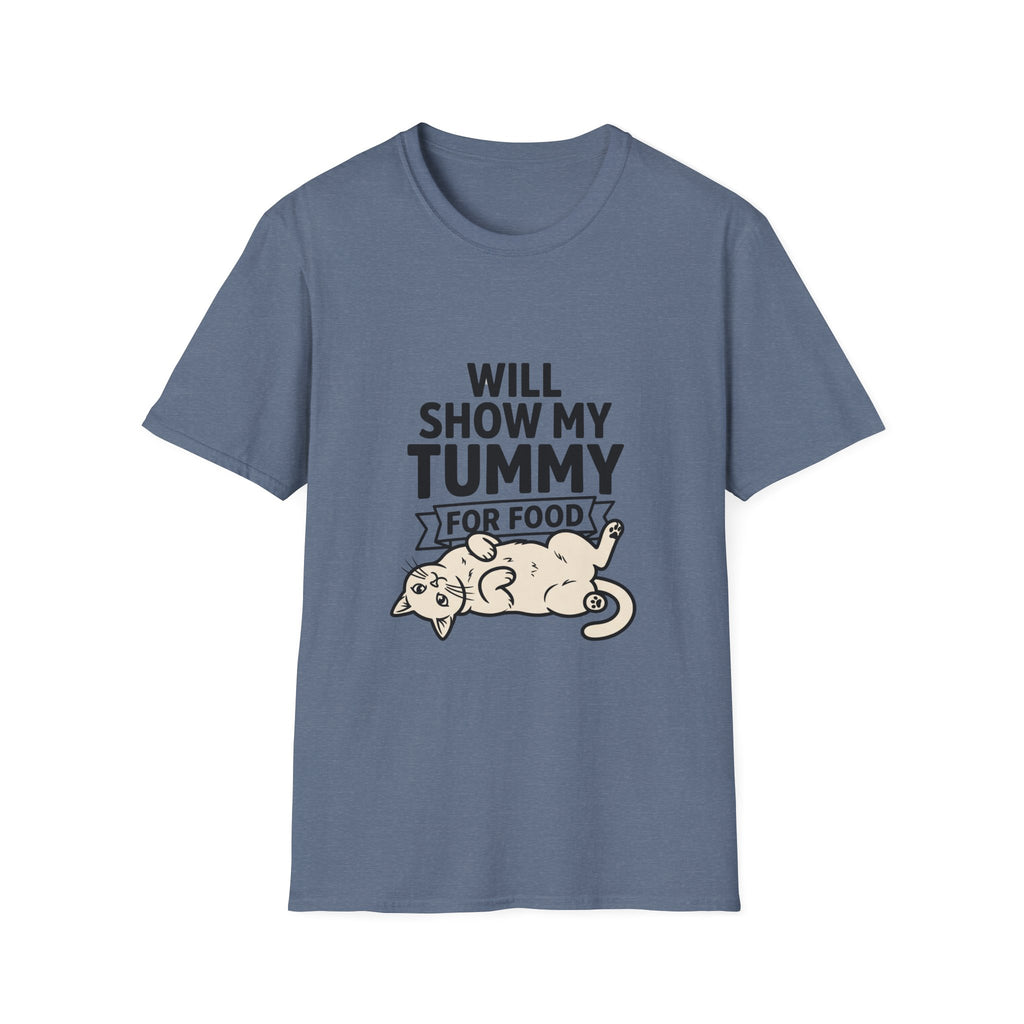 Will Show My Tummy For Food T-shirt