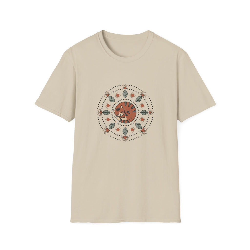Sleepy Scandi Cat T-shirt