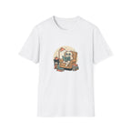 Cute Reading Cat T-shirt